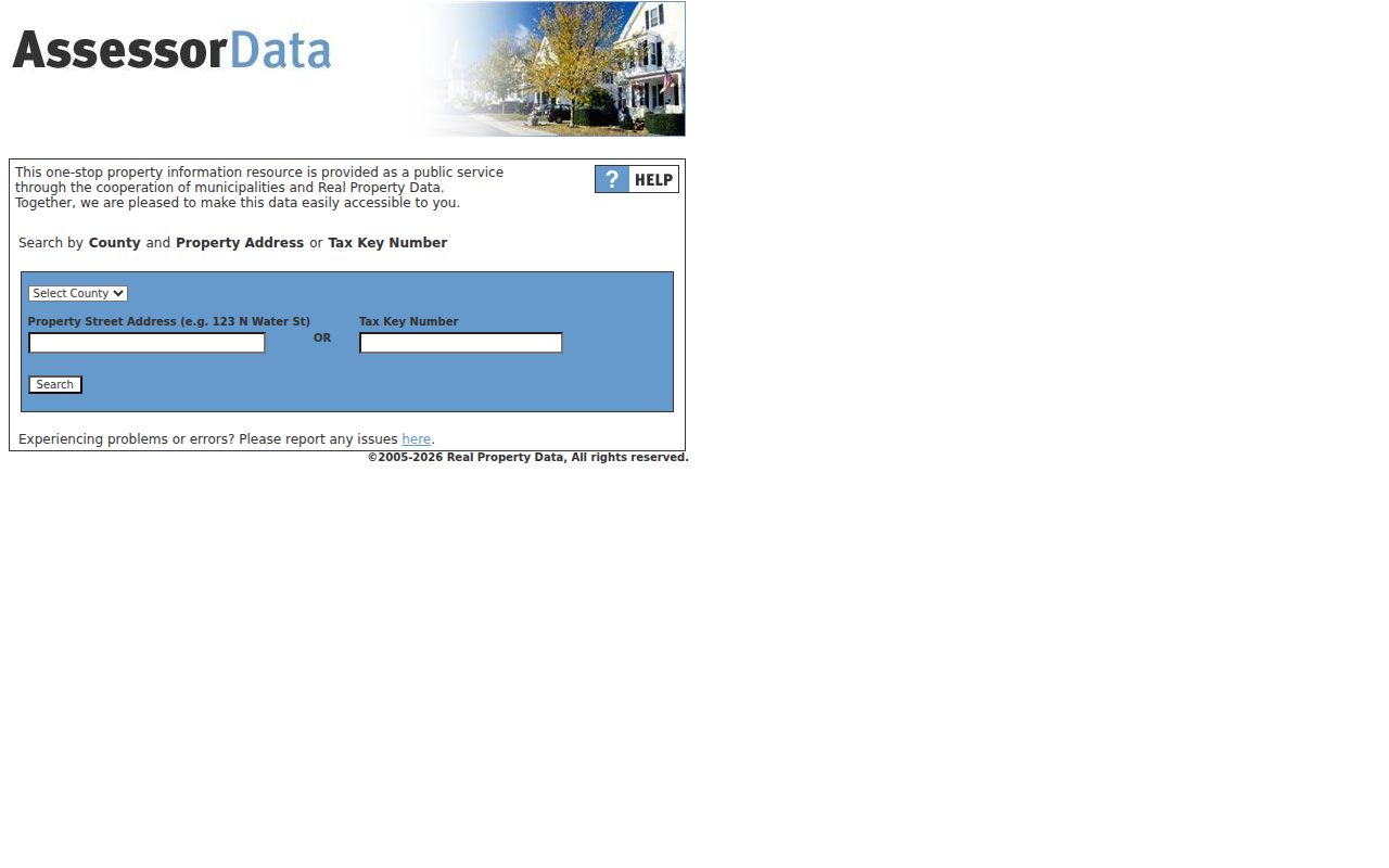 West Bend residents directory AssessorData address search