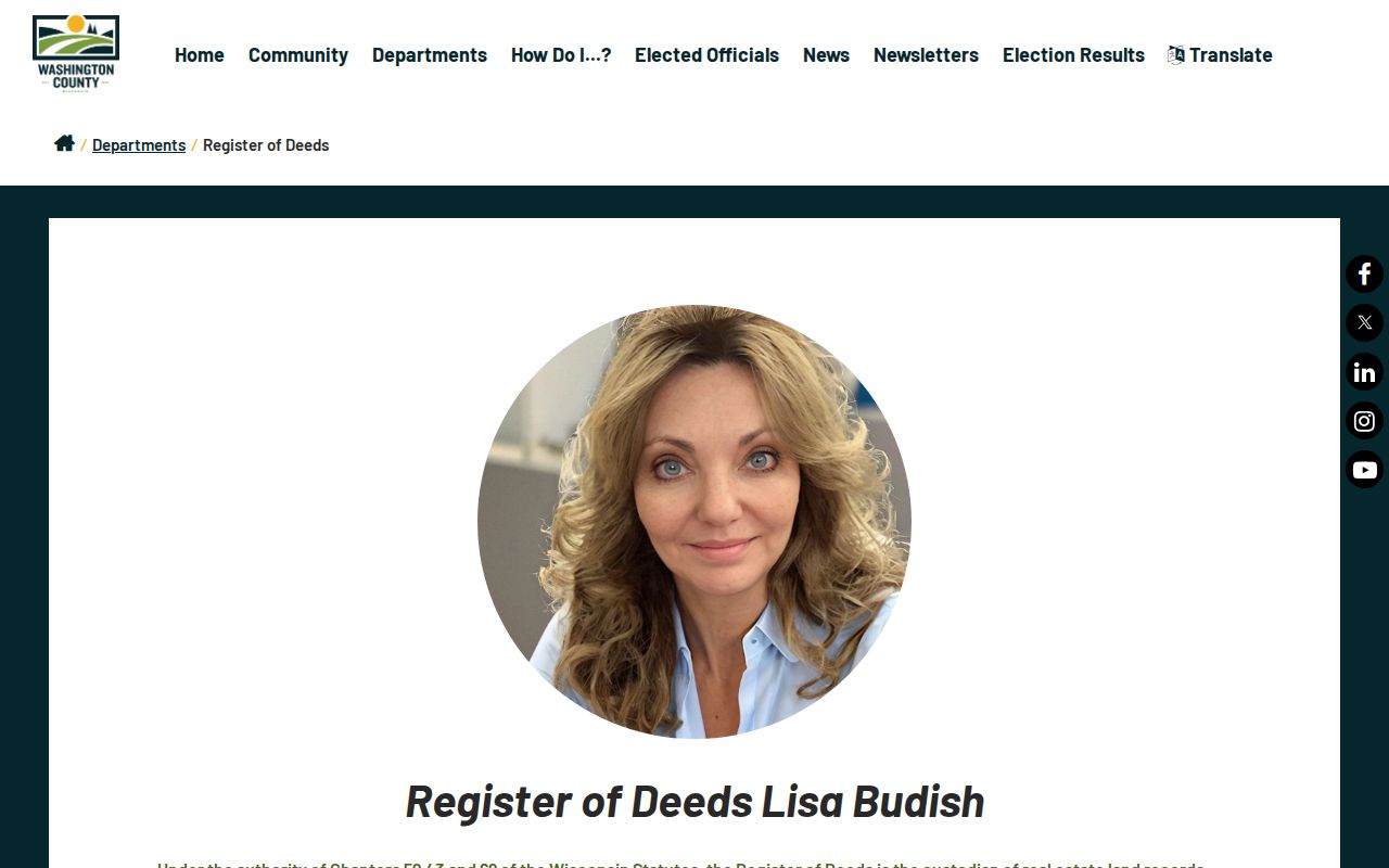 West Bend residents directory Register of Deeds source