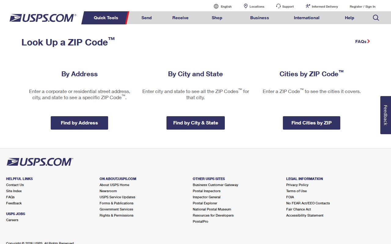 USPS address form used to verify a West Bend ZIP code